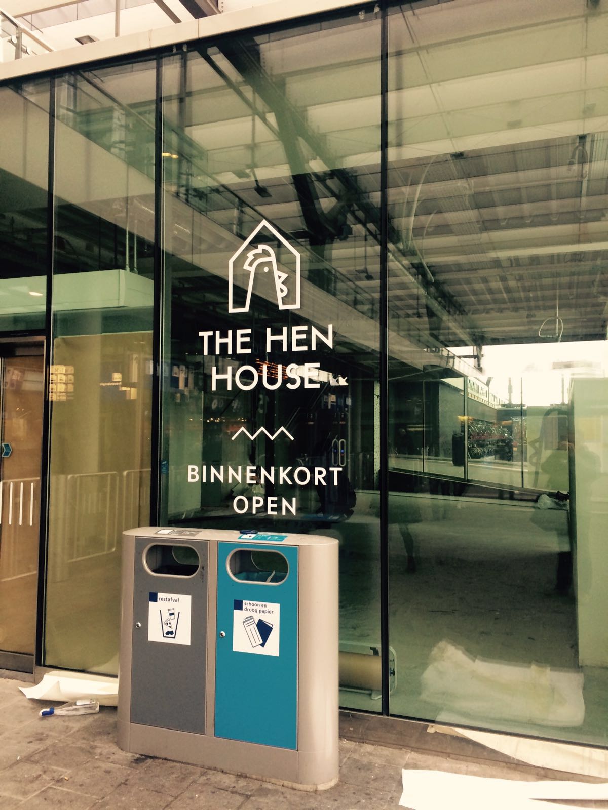 The Hen House binnekort op Centraal Station Rotterdam